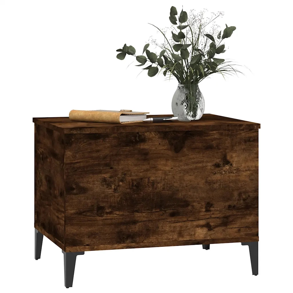 Tavolino da salotto | Tavolino da caff¨¨ | Tavolino da Soggiorno Rovere Fumo 60x44,5x45 cm Legno Multistrato