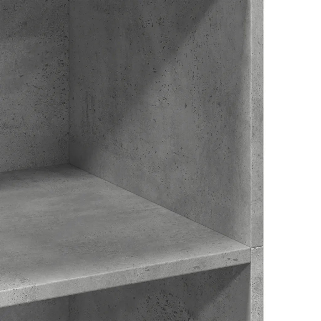 Credenza Grigio Cemento 70x41x124 cm in Legno Multistrato 846407