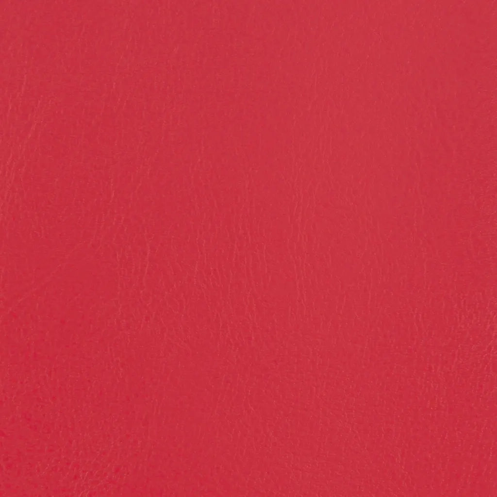 Poltrona a Pozzetto con Poggiapiedi Rossa in Similpelle 356496