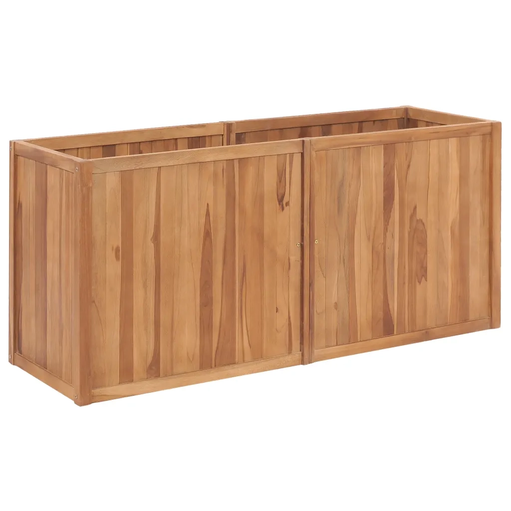 Letto Rialzato 150x50x70 cm in Legno Massello di Teak cod mxl 55538