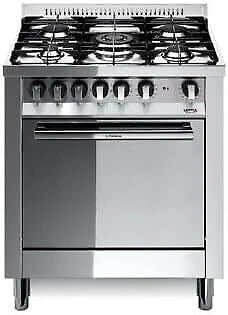 Lofra M76GV-C Cucina a Gas con Forno a Gas Ventilato 5 Fuochi Classe energetica A 70x60 cm Acciaio Inox Lucidato