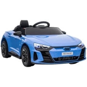 Auto Elettrica per Bambini 3-5 Anni con Telecomando, Sospensioni e Clacson, 103x58x41 cm, Blu e Nero
