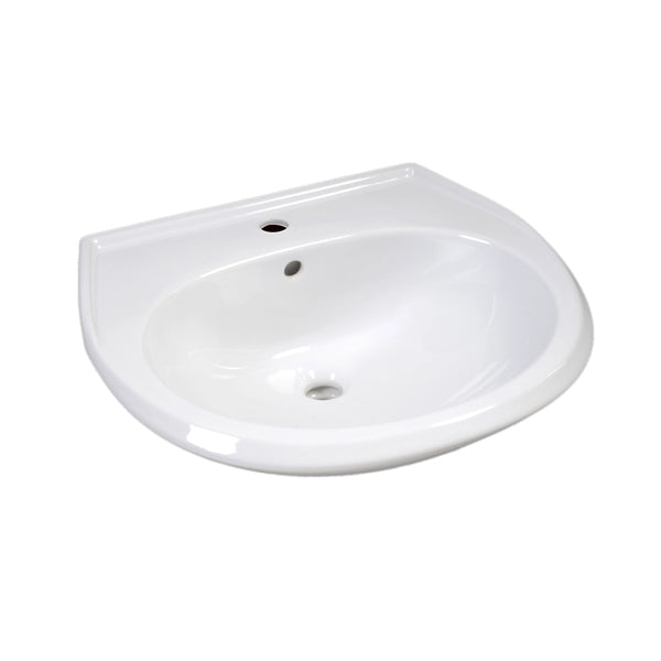 LAVABO IDRO CERAMICA BIANCA 61CM