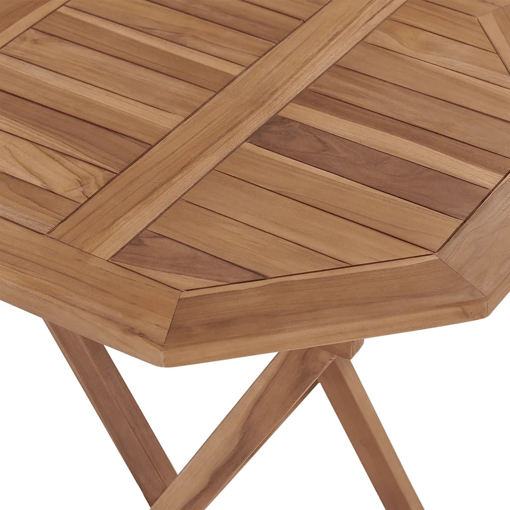 Set da Pranzo per Giardino 3 pz | Set Salotto da Giardino in Legno Massello di Teak