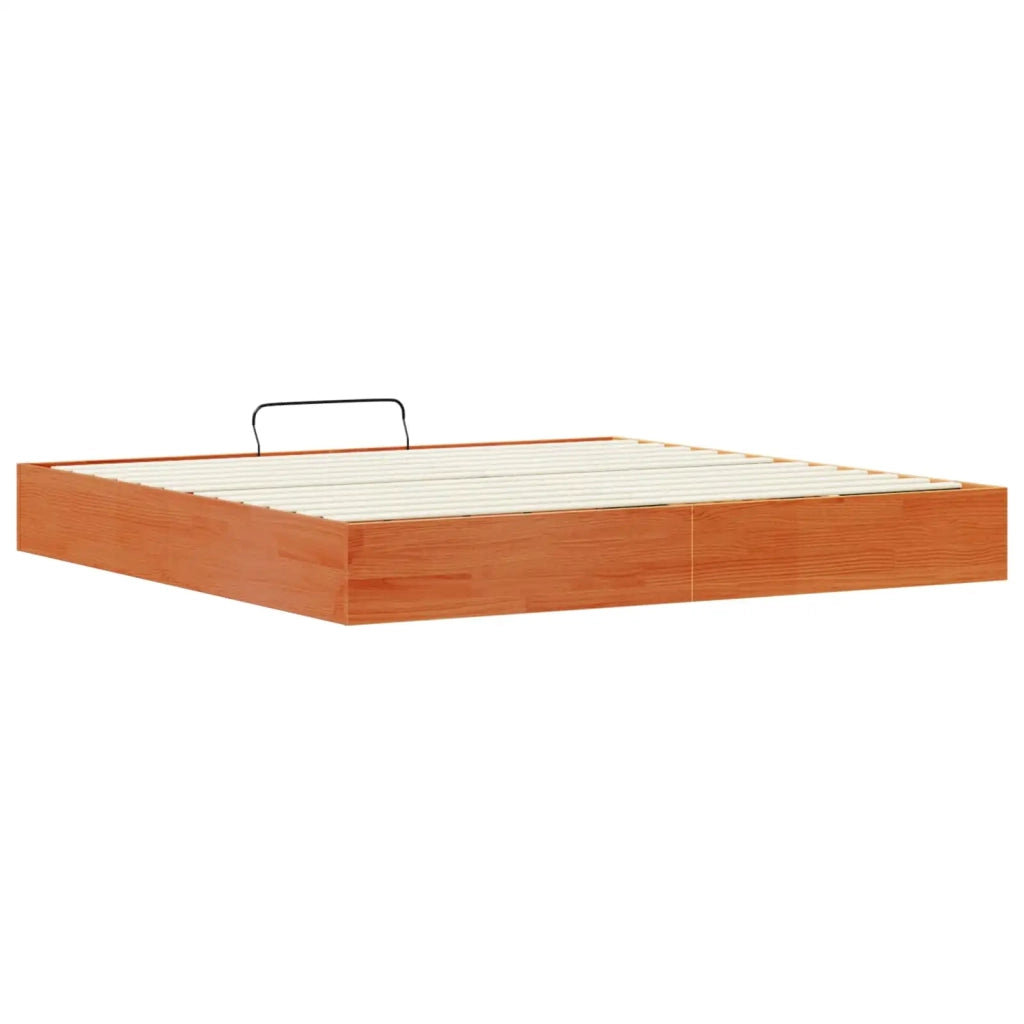 Telaio del Letto Ottomano con Ripostiglio Marrone Cerato 3418797