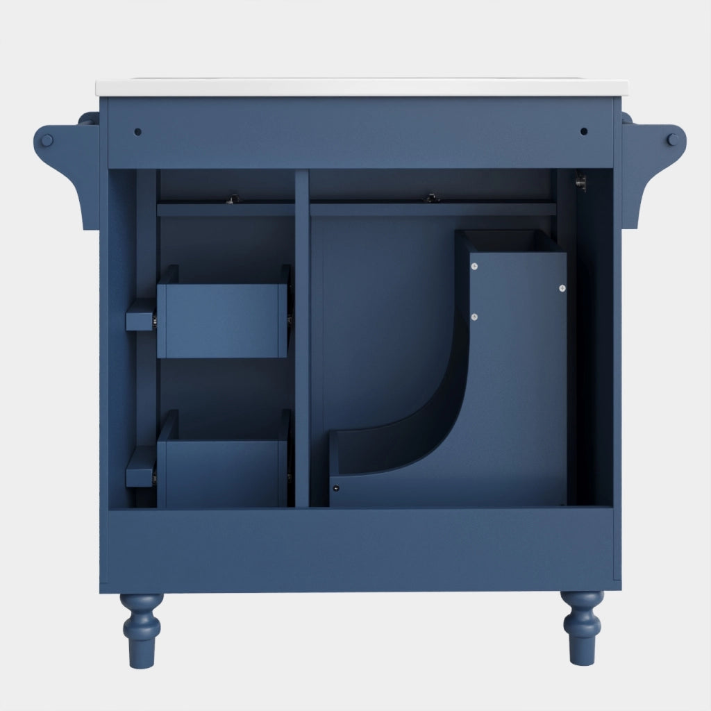 Mobile Bagno Sospeso con Lavabo in Ceramica, LED, Specchio e Cassetto ¨C MINIMAL ¨C Bianco Lucido