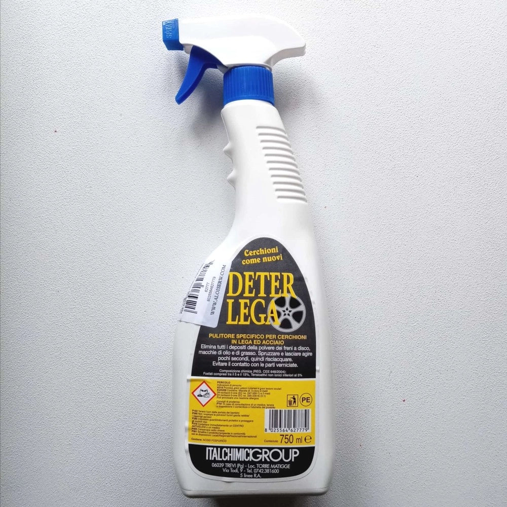 Italchimici deterlega spray 750ml pulitore per cerchioni in lega e acciaio