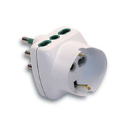 FME 87.240 BL ADATTATATORE 16A 2P+T 2 BIPAS SCHUKO- FANTON- 1,0 pz