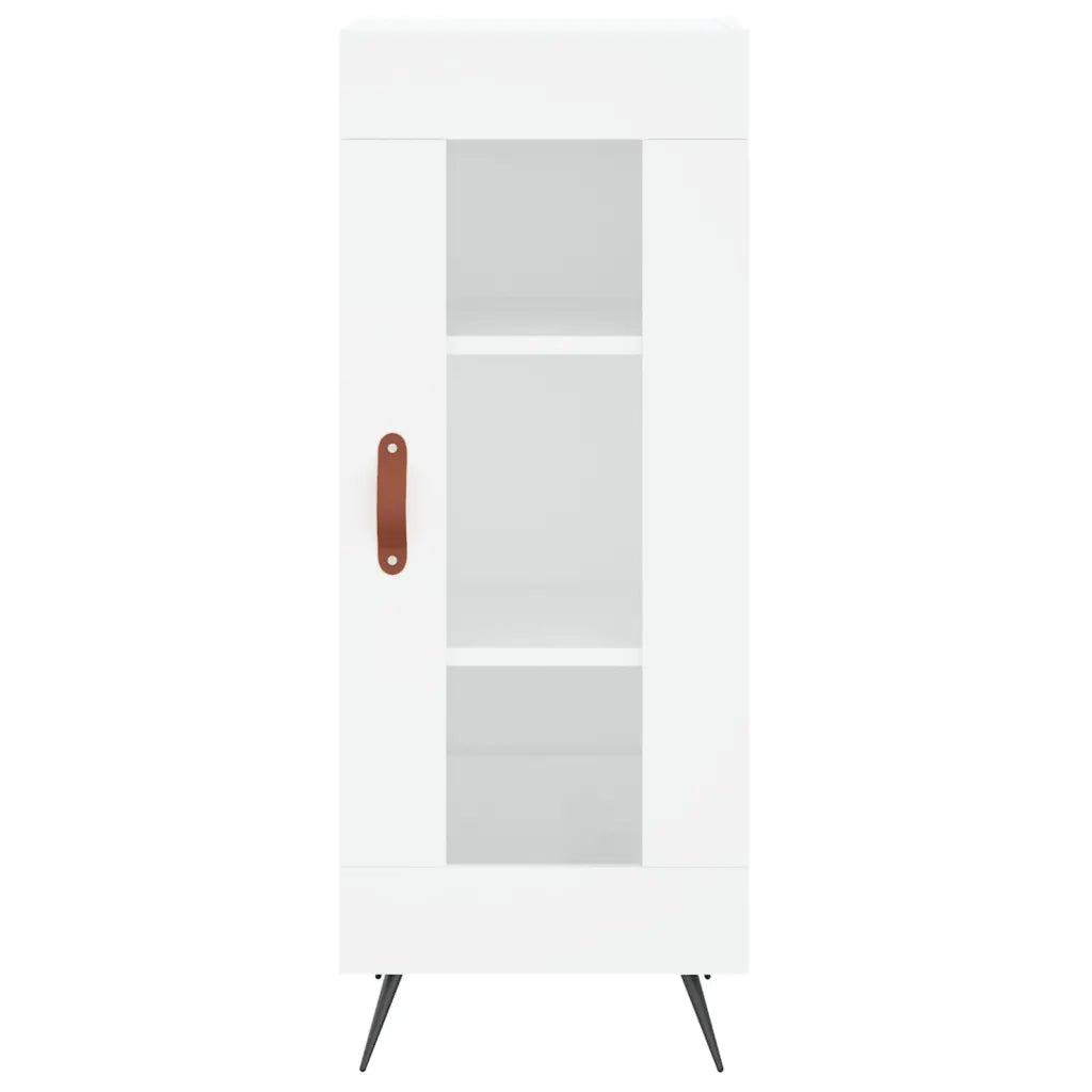 Credenza | Madia | Buffet da pranzo | Armadio da pranzo Bianca 34,5x34x180 cm in Legno Multistrato