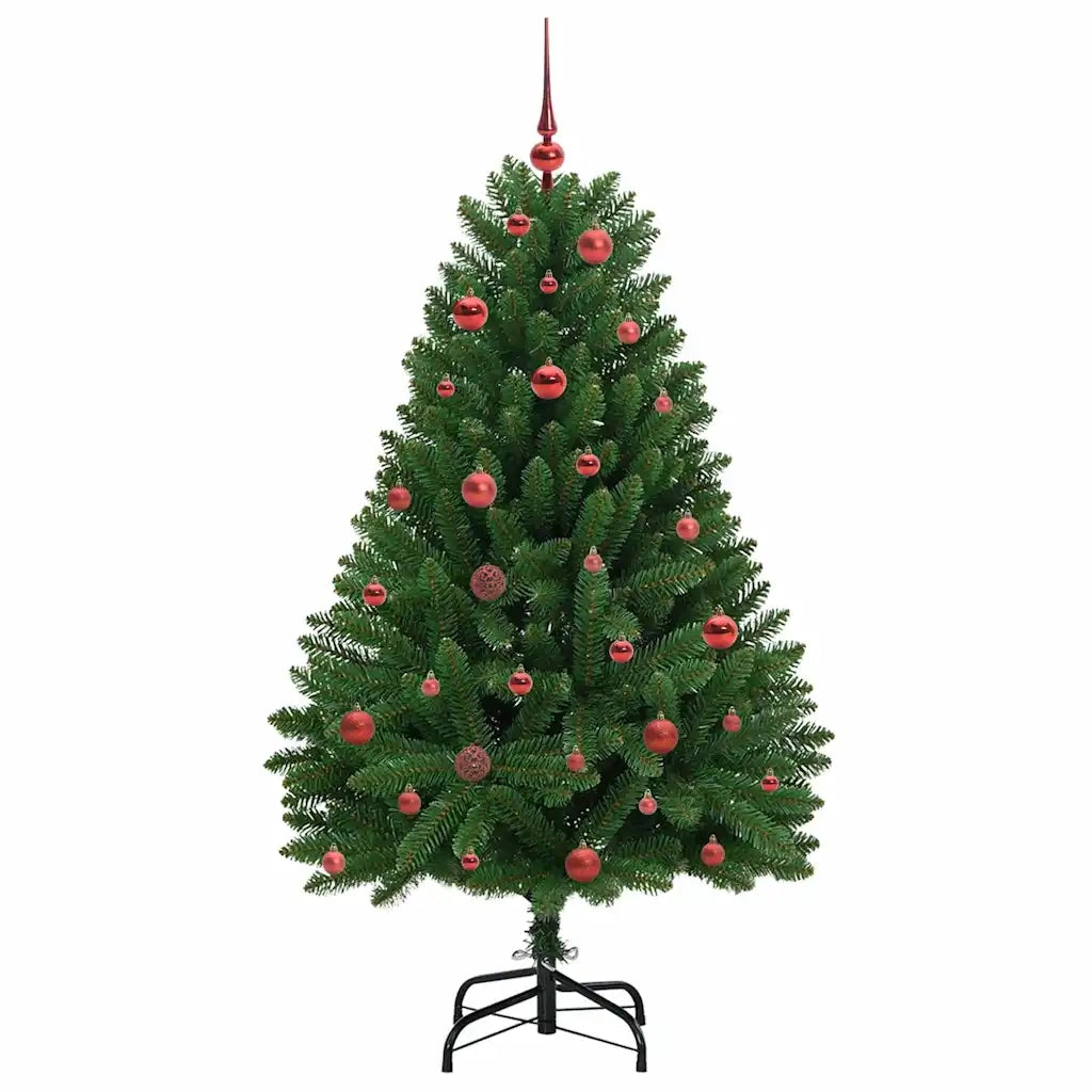 Albero di Natale | Decorazioni natalizie artificiale Verde 150 cm PVC e Metallo