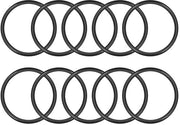 O-Ring in Nitrile, diametro esterno 58mm, diametro interno 48mm, spessore 5mm, adeguate per misurazione metrica, anello di gomma per tenuta, O-Ring per applicazioni di idraulica, fognatura, auto e riparazione meccanica