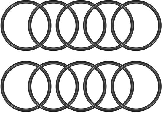 O-Ring in Nitrile, diametro esterno 58mm, diametro interno 48mm, spessore 5mm, adeguate per misurazione metrica, anello di gomma per tenuta, O-Ring per applicazioni di idraulica, fognatura, auto e riparazione meccanica