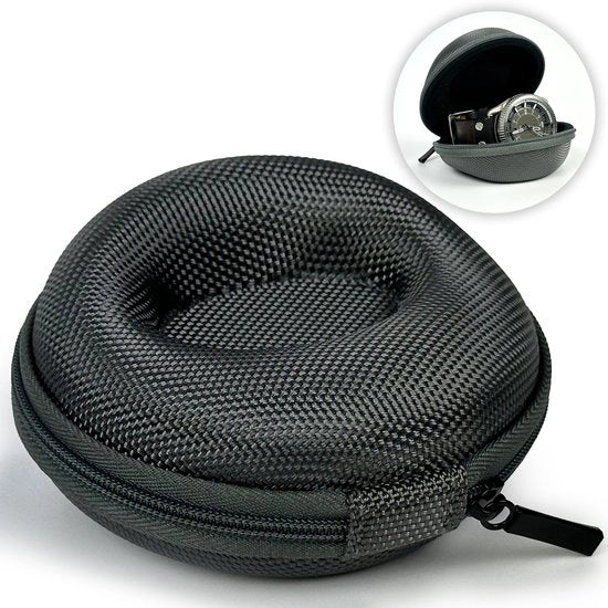 Cassa di protezione per orologi da polso - con imbottitura per protezione ideale - per smartwatch e orologi da polso - Grigio