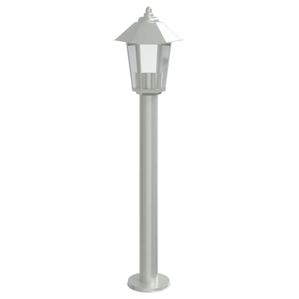 Lampada da terra per esterni in argento 80 cm in acciaio inox Argento 02_0042519