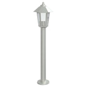 Lampada da terra per esterni in argento 80 cm in acciaio inox Argento 02_0042519