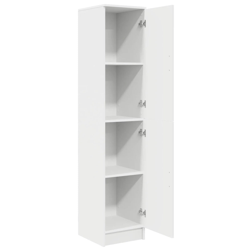 Credenza | Madia | Buffet da pranzo | Armadio da pranzo Bianco 35 x 39 x 168 cm