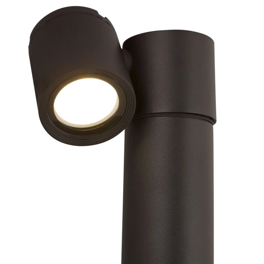 Lampada Da Terra Moderna Da Esterno Alluminio Nero 1 Luce Gu10 50W Ip54