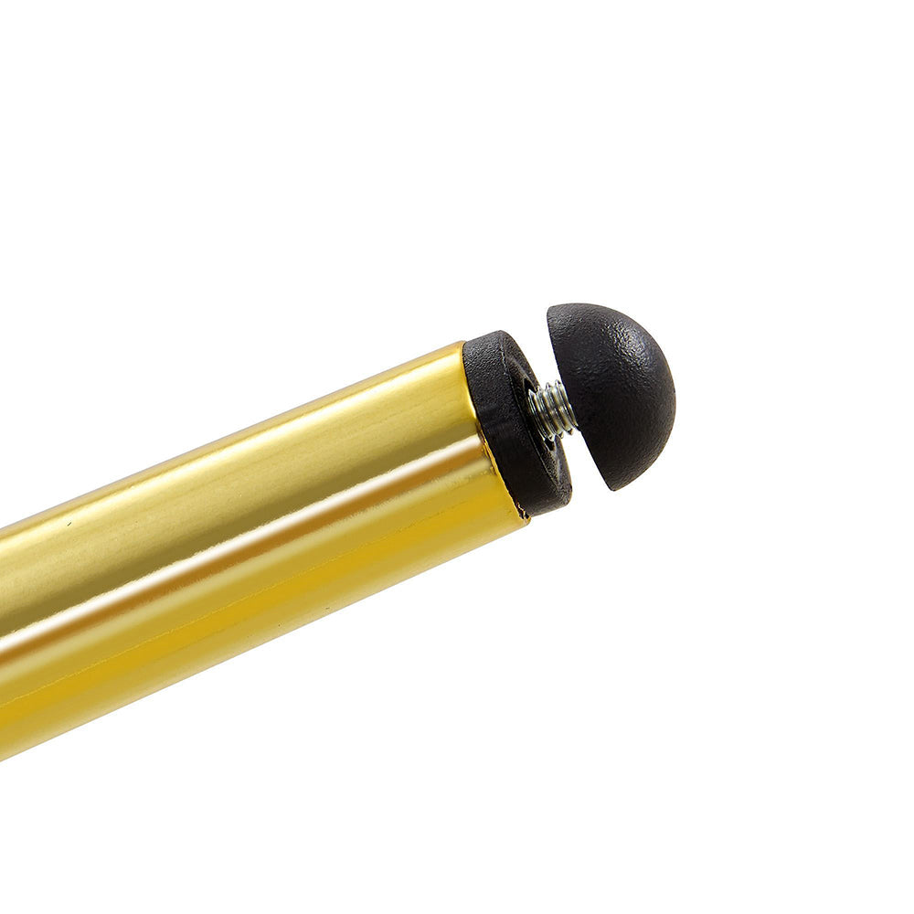 Set 2 sedie da pranzo - Xylo - velluto beige gambe dorate