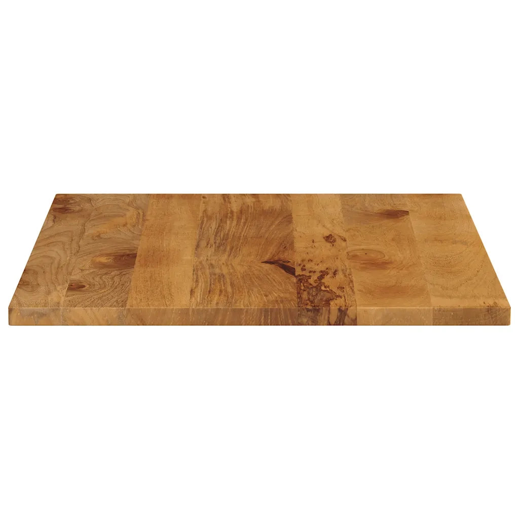 Piano per Tavolo 110x80x2,5cm Rettangolare Legno Massello Mango 371613