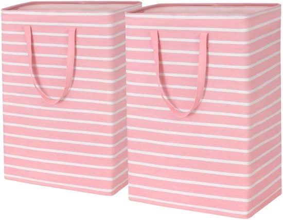 Wastino grande, contenitore per stendere, contenitore per la casa, contenitore per giocattoli, contenitore per la casa, contenitore per coperte, 43x60cm, 75Lx2, rosso