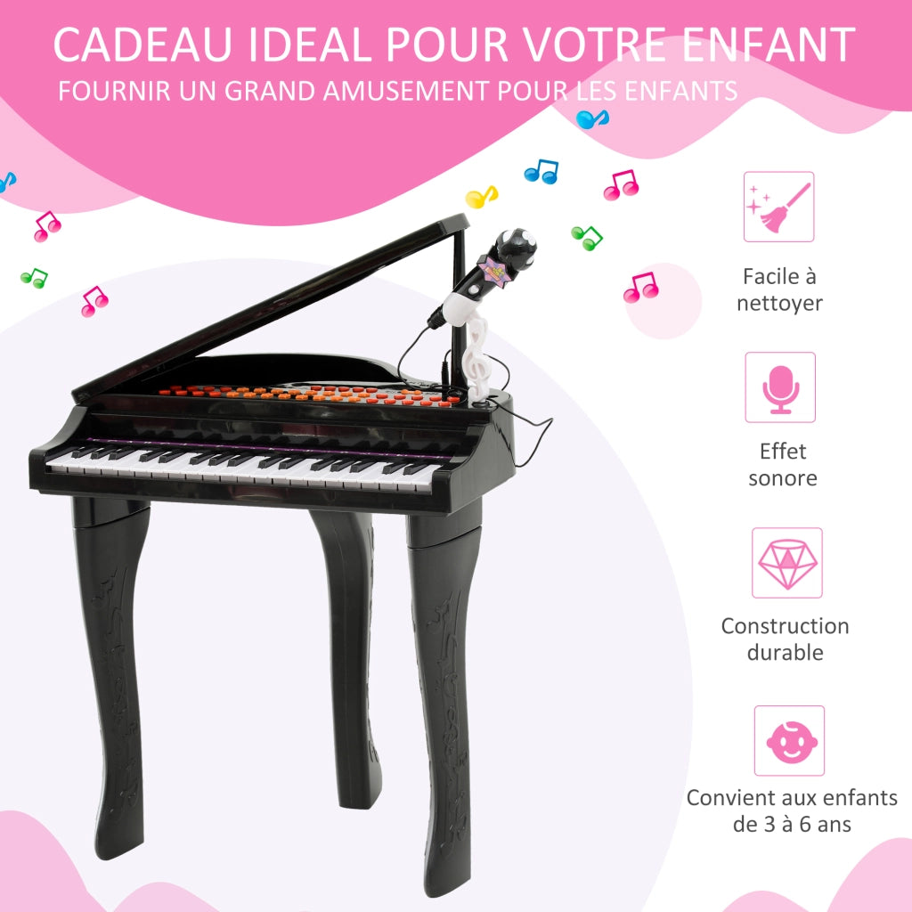 Tavolo Pianoforte Elettronico ¨C zephmum ¨C 37 Tasti LED Multifunzione con Microfono