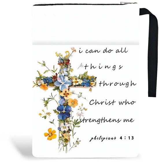 Porta libri con cerniera 34 x 24 cm - Protezione per libri - Porta libri per paperback - Custodia per libri - Protezione per studenti e insegnanti - Protezione per libri