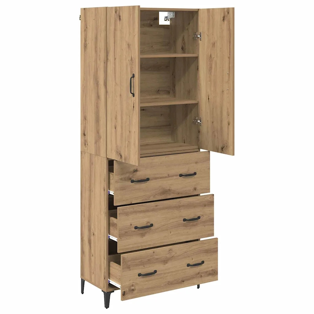Credenza con cassetto Rovere artigianale 69,5 x 34 x 180 cm 3416018