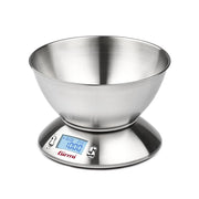 BILANCIA DIGITALE CUCINA PS85 INOX GIRMI  KG 5/GR 1 + CIOTOLA 2XAAA NON INCLUSE