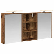 Set di Armadi da Bagno | Armadio da bagno con lo scaffale 3 pz 126 x 16 x 62.5 cm