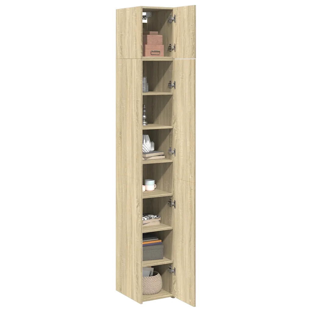 Mobile Sottile Rovere Sonoma 30x42,5x225 cm in Truciolato