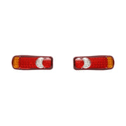 Set di lampade posteriori per camion con LED, 350x150 mm, 24V, Breckner Germany.