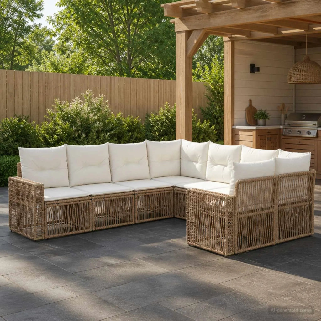 Set Divano da Giardino 8 pz 8-Numero di posti 3435318
