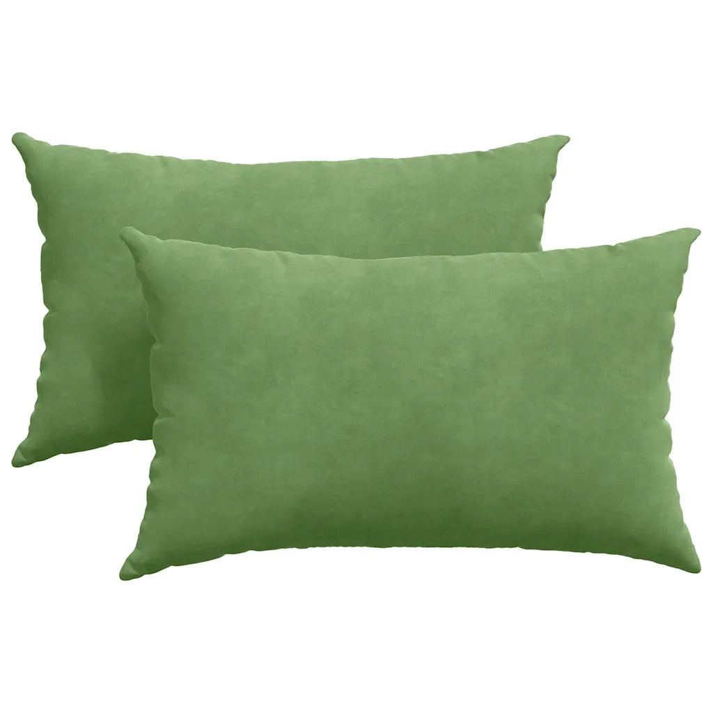 Cuscini da Divano 2 pcs Verde chiaro 50 x 30 cm