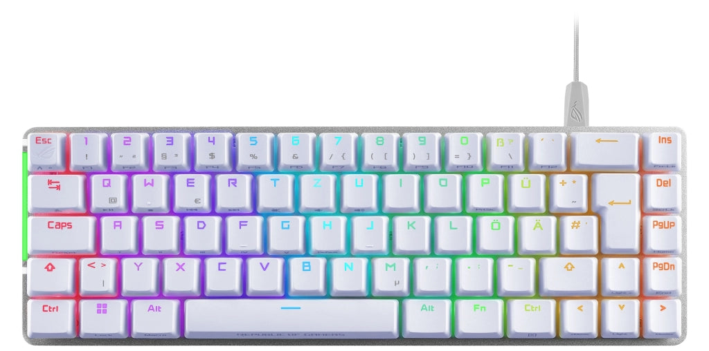 Asus rog falchion ace tastiera gaming usb qwerty italiano bianco - 90MP0346-BKIA10