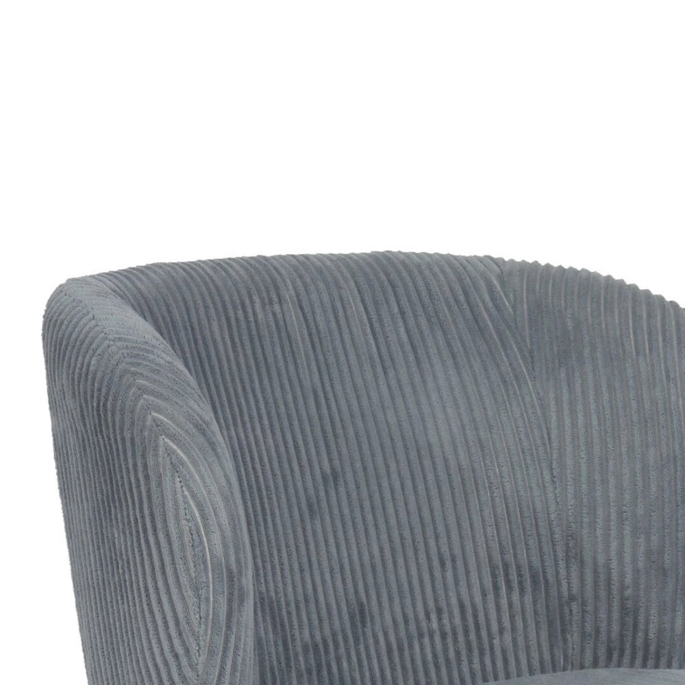 Sedia da ufficio in velluto (grigio)