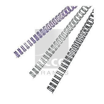 Gbc spirali metalliche wirebind argento 14 mm (100) - RG810997