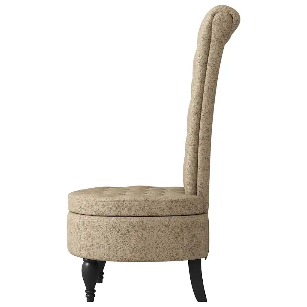 Divano Sedia-Poltrona Slipper Grigio chiaro 56,5 x 70 x 110 cm