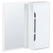 Armadietto da bagno a parete con specchio bianco MDP 60 x 60 cm Storage in stile scandinavo