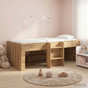 Letto Alto per Bambini Rovere Artigianale 90 x 200 cm 3422562