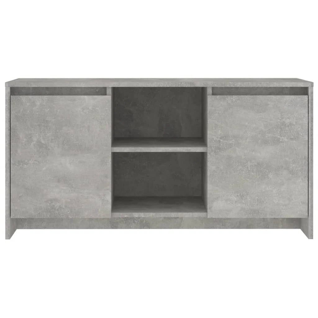 Mobile TV multimediale mensola TV credenza mobile TV sala da pranzo soggiorno camera da letto 102 x 37,5 x 52,5 cm legno ingegnerizzato grigio 02_0025612