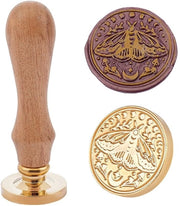Sigillo da stampa in ottone - 30 mm - Decorazione - Stampa per inviti di matrimonio e confezioni di regali