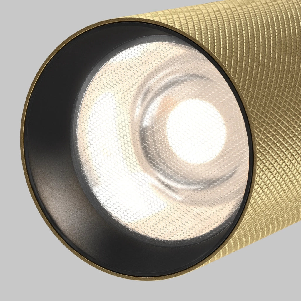 Maytoni Lampada da binario moderna Exility Artisan 1 luce LED integrato nero alluminio