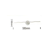 Trade Shop - Lampada Led Da Specchio Moderna Applique Luce Fredda Naturale 10 Watt 800lm F12 -