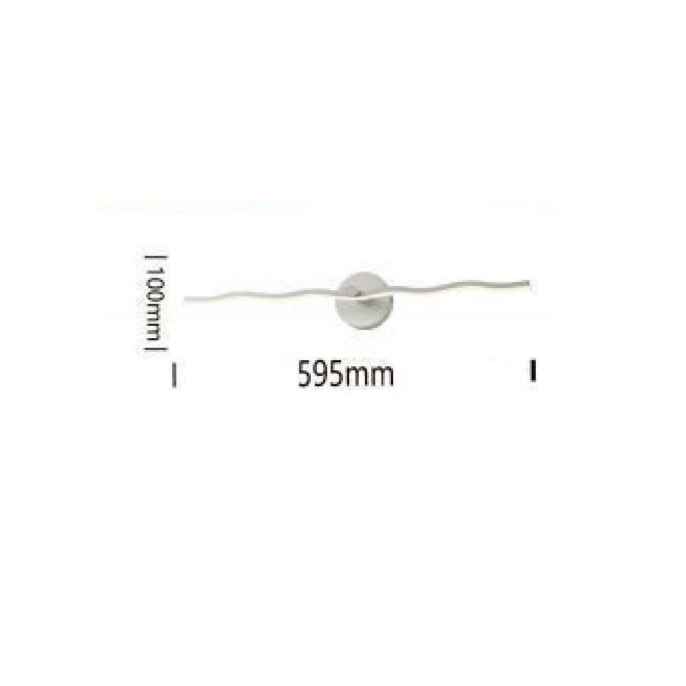 Trade Shop - Lampada Led Da Specchio Moderna Applique Luce Fredda Naturale 10 Watt 800lm F12 -