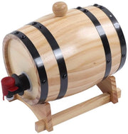 Contenitore per Vino in Legno - Mezzo Contenitore per Vino - Contenitore per Vino e Fiori - Contenitore per Vino e Piante - Contenitori per Vino - Capacità 5 Litri - Vaso in Legno