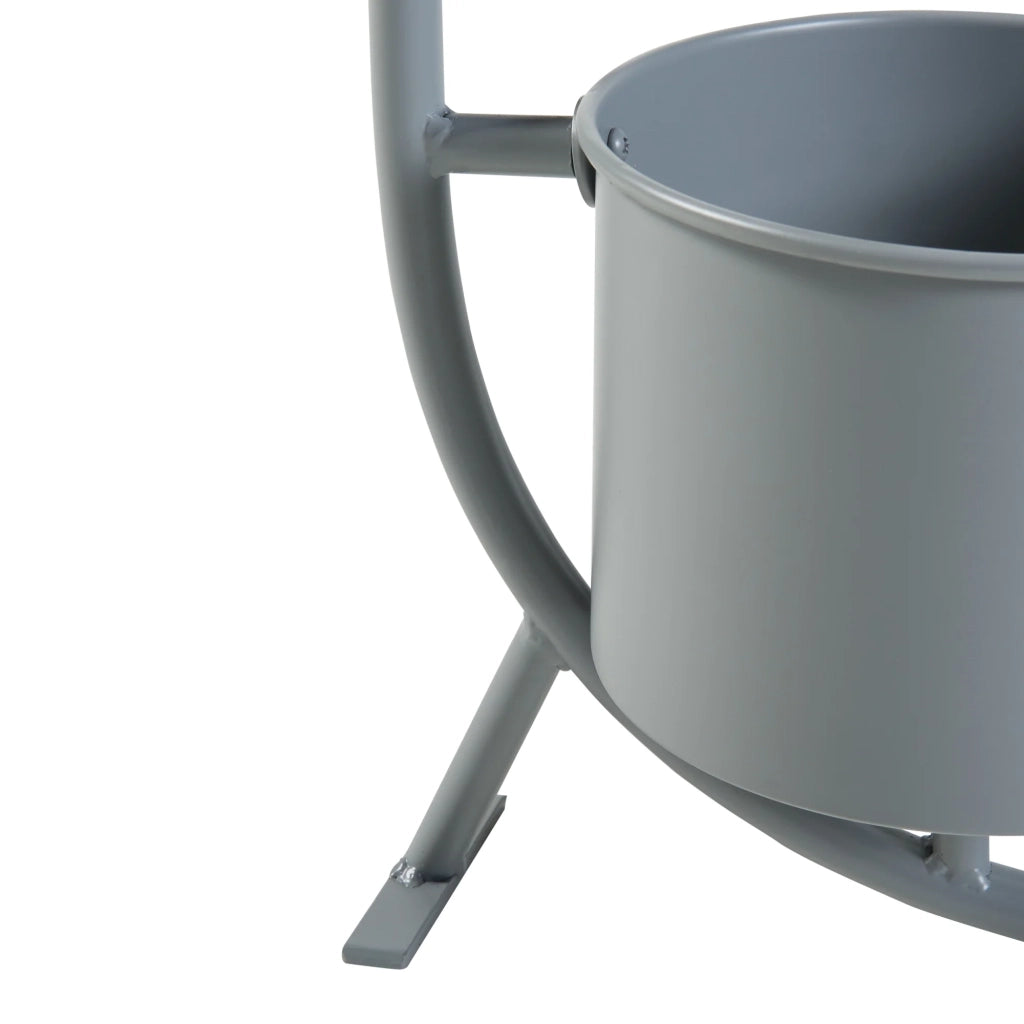 Portavasi da esterno 63 x 29 x 21 cm grigio scuro 03_0010312