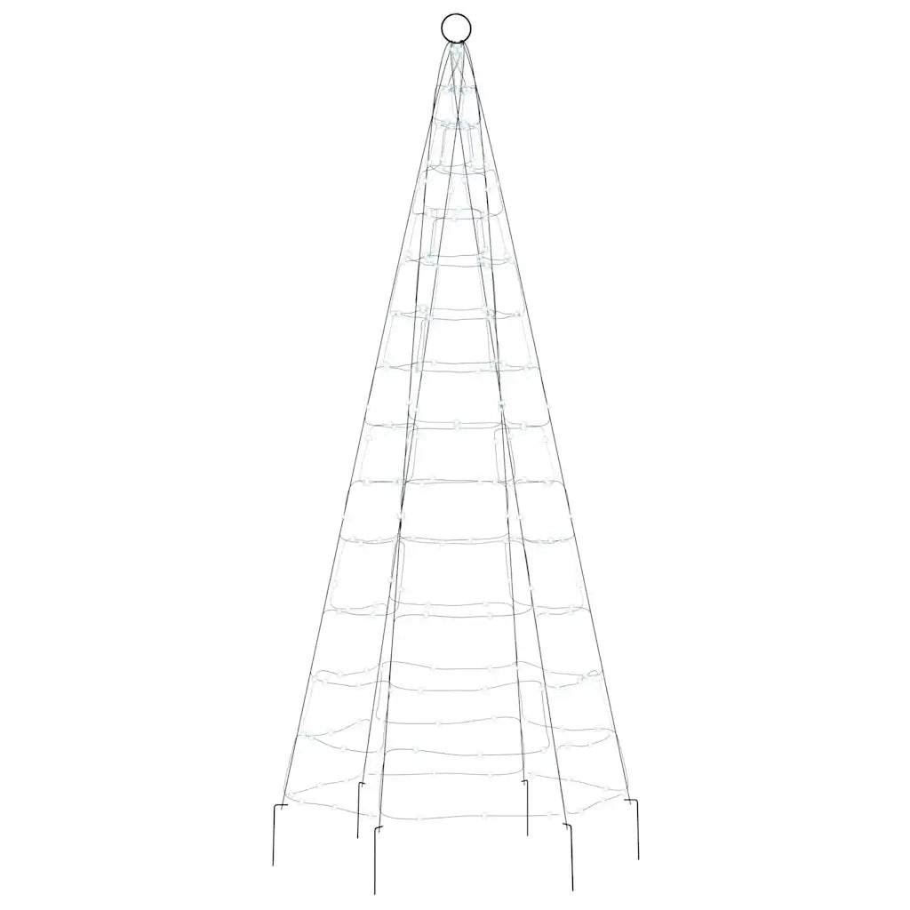 Albero di Natale a LED 200 LED Bianco Freddo 180 cm 358109