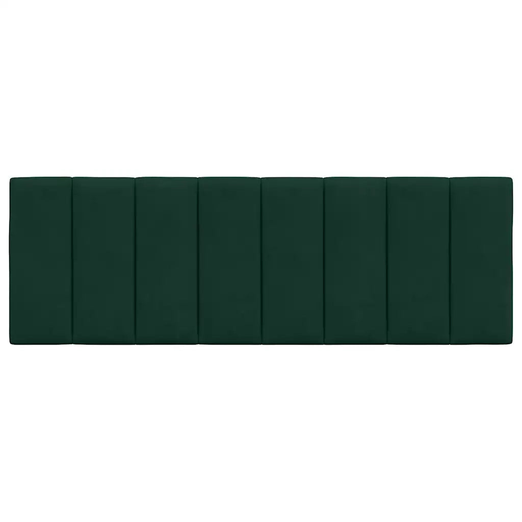 Cuscino Testiera Hanko Verde Scuro 120 cm in Velluto CFW3119037