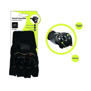 Trade Shop - Guanti Mezzedita Protezione Nocche Universali Per Moto Bici Bicicletta Xc-1324 -