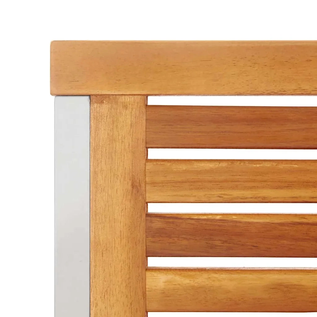 Set da Pranzo per Giardino 7 pcs Legno di Acacia Massello 3334808